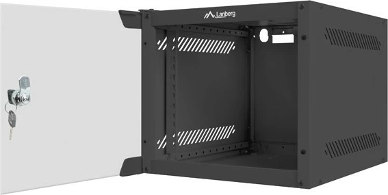 Stenska ohišje 10-inch, 4U, jeklo, črno Lanberg WF10-2304-10B