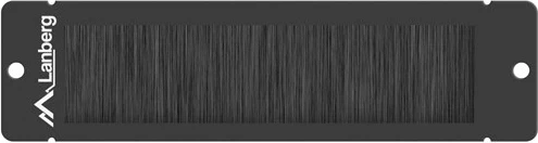 Panel s krtačo Lanberg za črne omare, 10"
