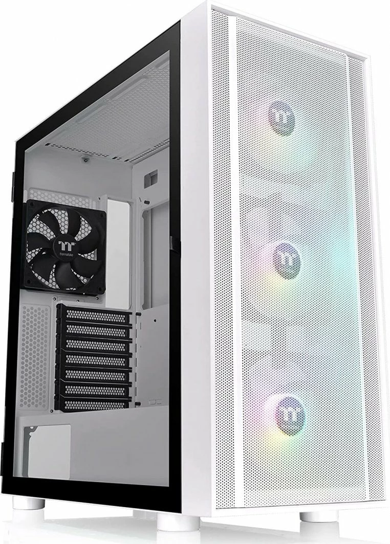 Midi ohišje z ojačanim steklom Thermaltake H570 TG ARGB Snow White, ARGB, belo