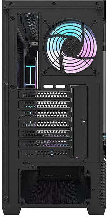 Računalniško ohišje Darkflash DS900 AIR, Midi Tower, 6 ventilatorjev ARGB, črn
