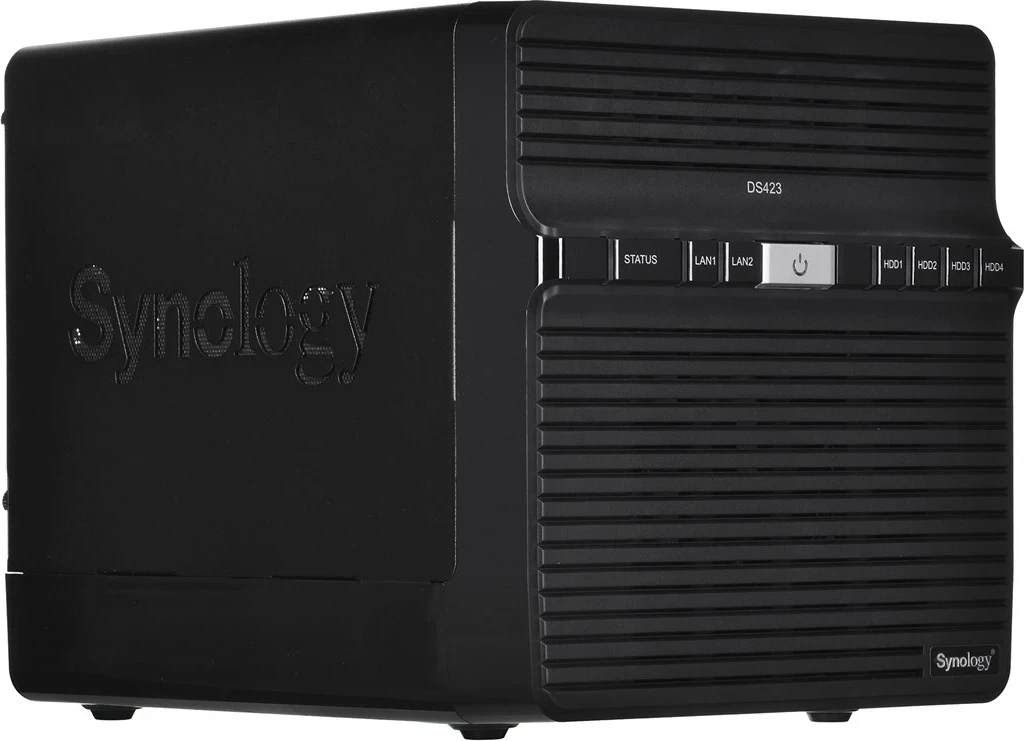 Strežnik za shranjevanje Synology DiskStation DS423, Ethernet LAN, črn