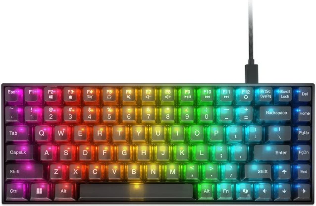 Mehanska tipkovnica Lenovo Legion K510 Mini Pro Gaming, RGB LED, z žico, QWERTY