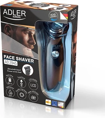 Električna britvica Adler AD 2945, črna