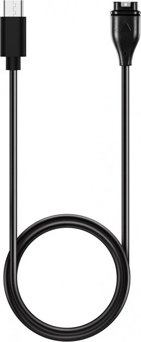 Magnetni polnilec za pametne ure, Hurtel za Garmin, USB-C, 1 m, črn