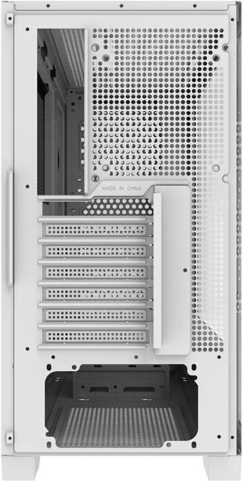 Računalniško ohišje Mid Tower, Mesh, 4 RGB ventilatorji, kaljeno steklo, belo, Darkflash DRX90