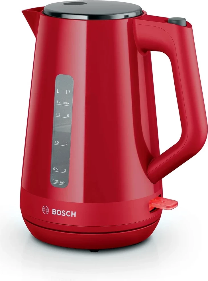 Električni čajnik 1,7 L, 2400 W, rdeč – Bosch MyMoment