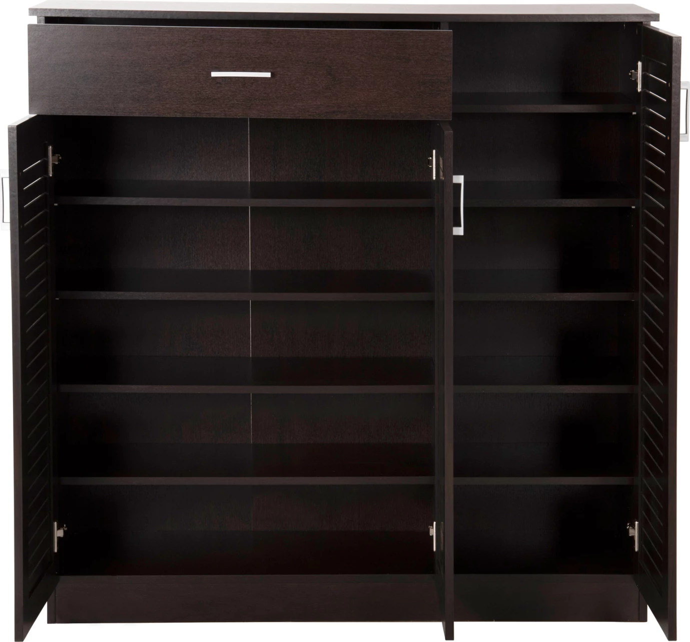 Omara za čevlje PROBY FH9607.01 iz melamina v barvi wenge 120x37,5x121,5H cm