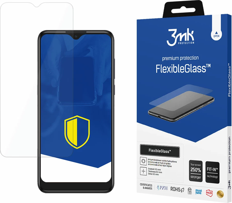 Prozoren zaščitni zaslon FlexibleGlass za Alcatel 1S 2020, 3mk