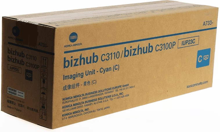 Enota slike Konica Minolta IUP23C A7330KH, 25.000 strani, za bizhub C3110/C3100P, cijan