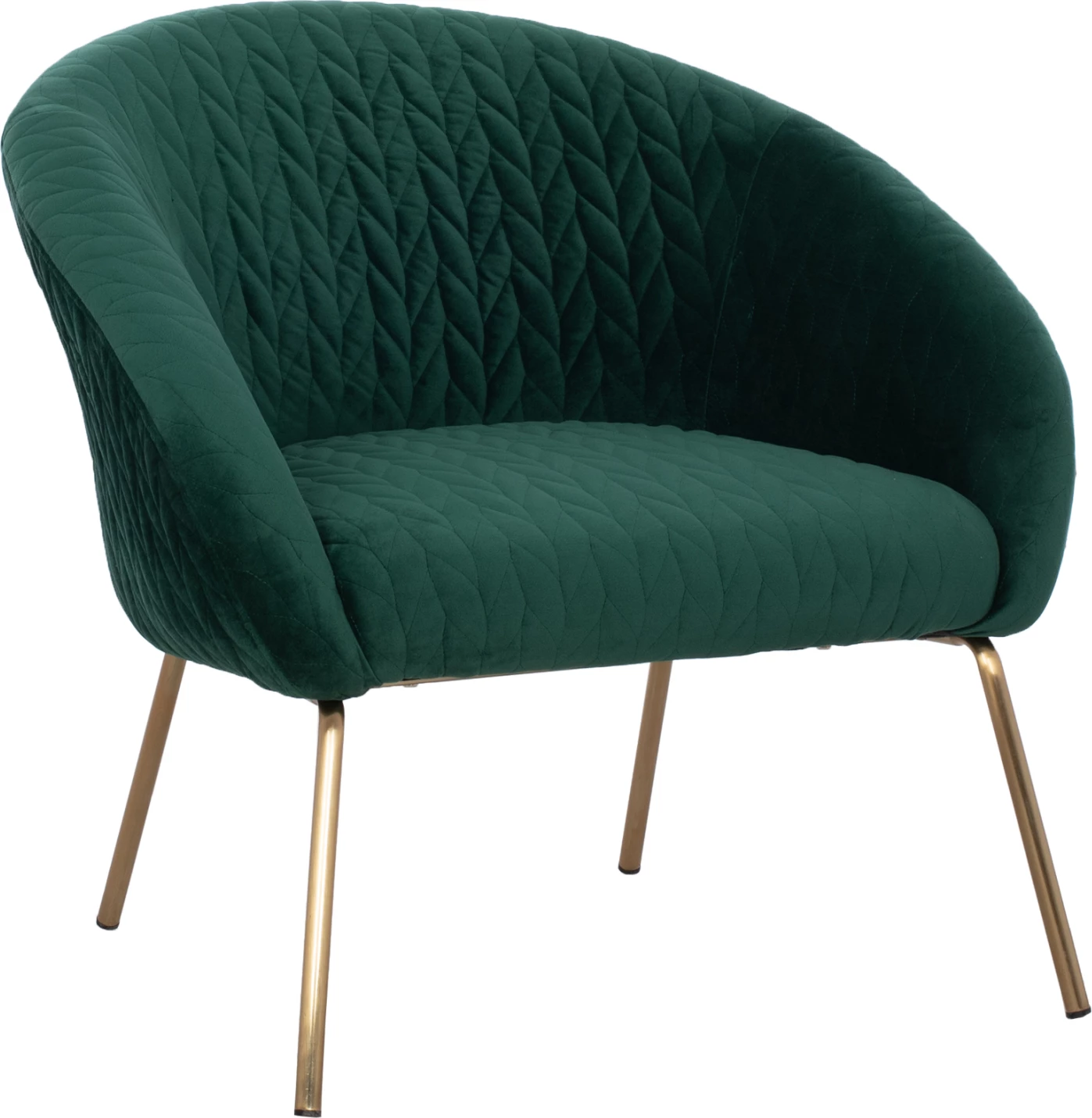 FH8549.03 naslanjač JOYCE, cipresno zelen žamet, kovinske noge