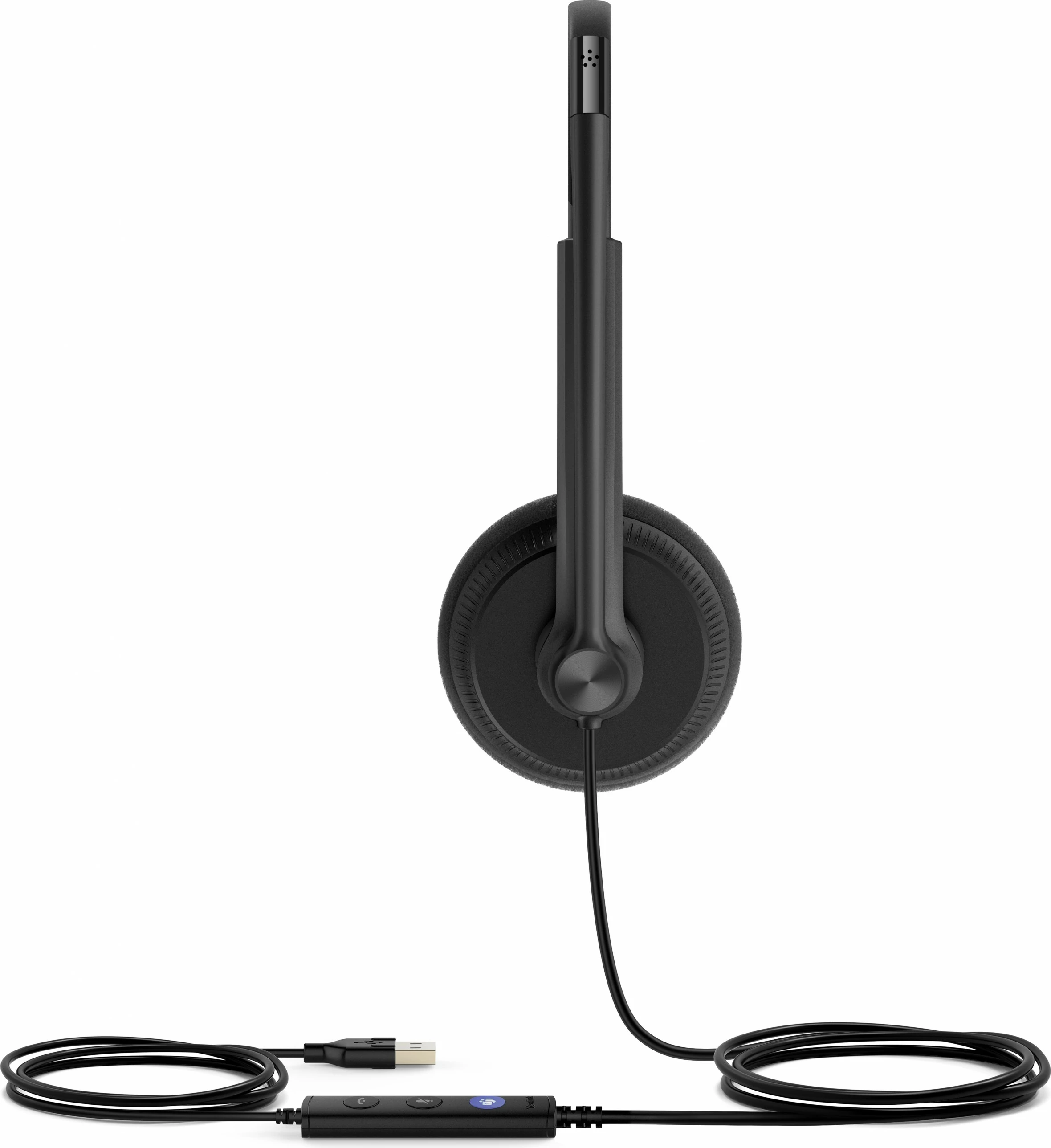 Slušalke z dvojnim USB Yealink UH34 Lite Dual Teams, USB-C/A, binauralne, črne