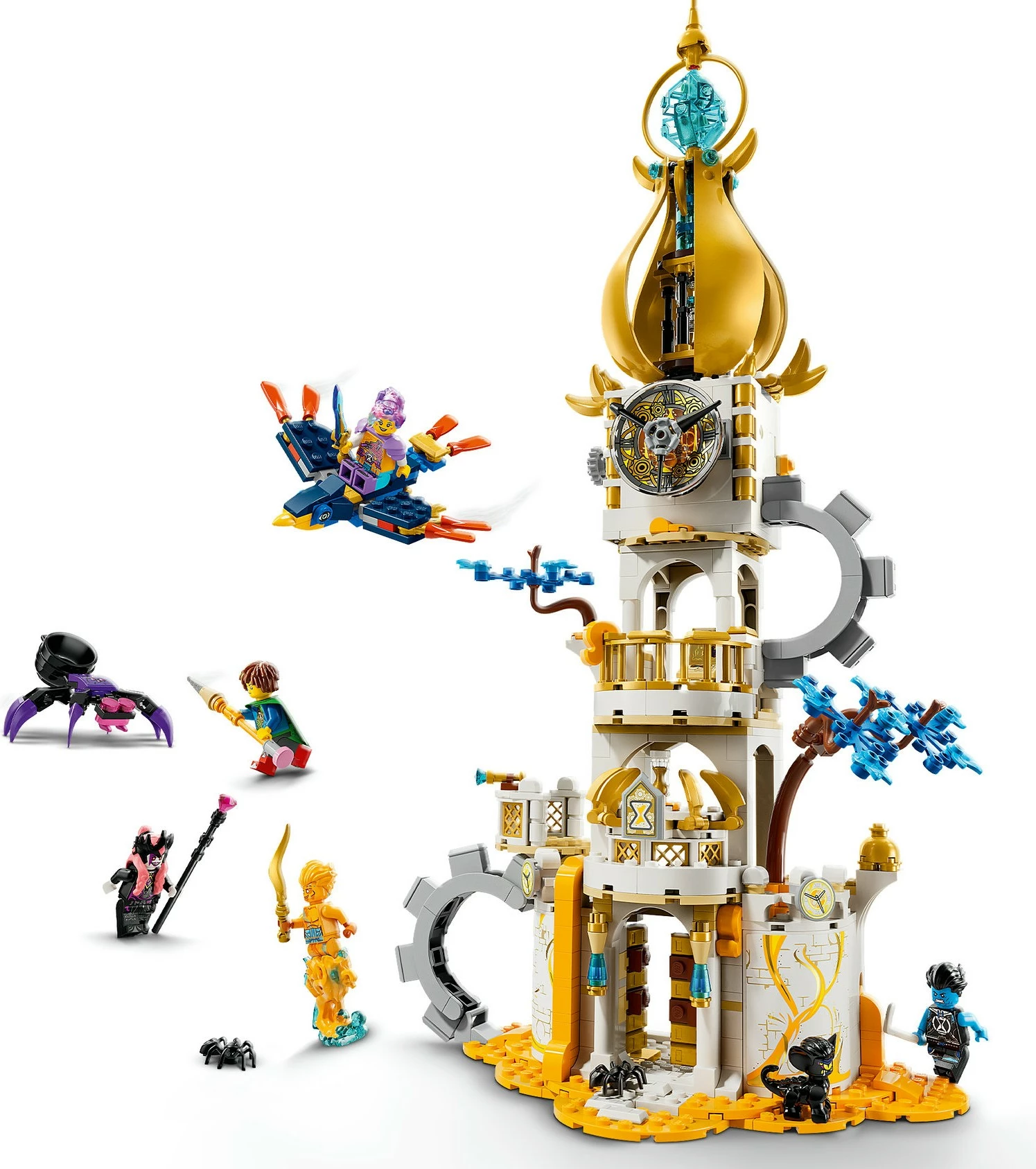 Gradbeni set Kula Sandmann, LEGO DREAMZzz 71477, 723 kosa, večbarven