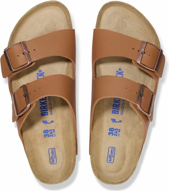Ženski natikači Arizona Birkenstock, rjavi