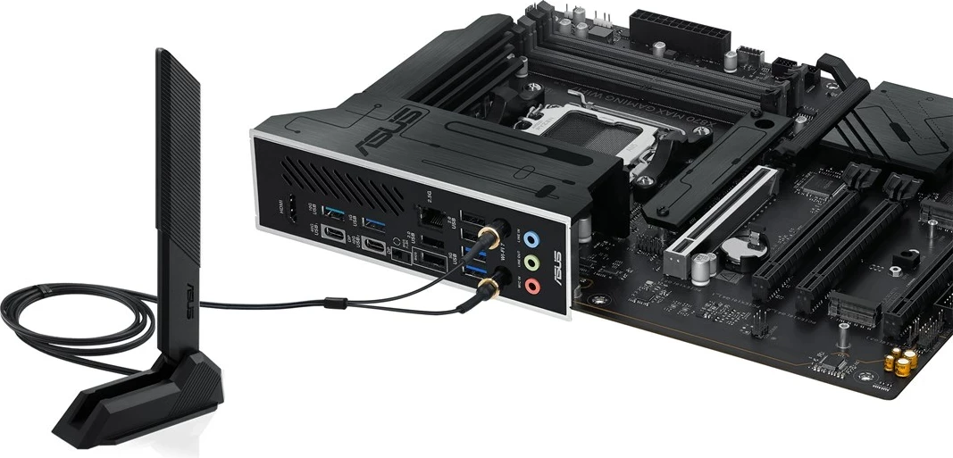 Plošča ASUS X870 MAX GAMING WIFI7, Socket AM5, ATX, večbarvna