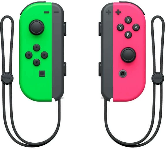 Komplet brezžičnih Joy-Con krmilnikov, Nintendo, 2 kosa, zelen/roza