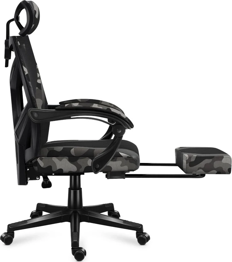 Gaming stol Huzaro Combat 5.0, črn / siv