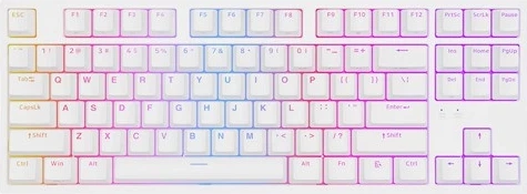 Mehanska tipkovnica Genesis Thor 404 TKL, bela z RGB