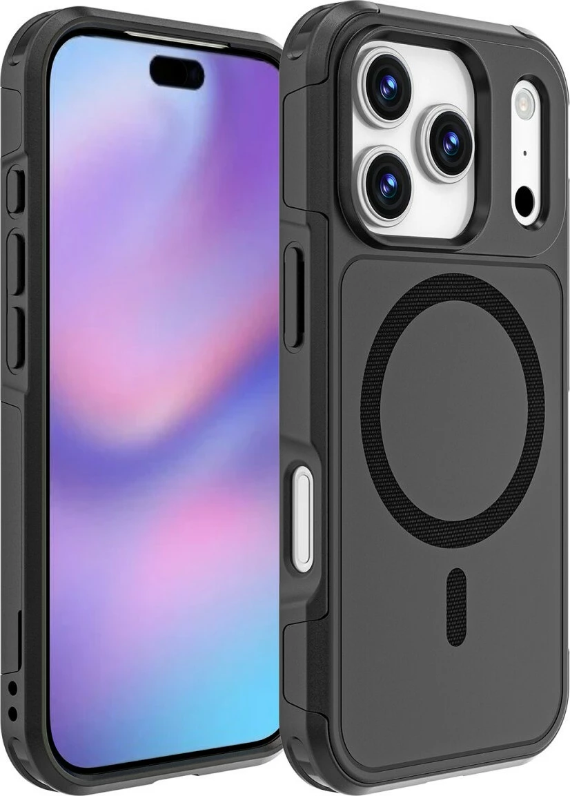 Zaščitna prevleka 4smarts za Apple iPhone 17 Pro, črna, odporna na udarce