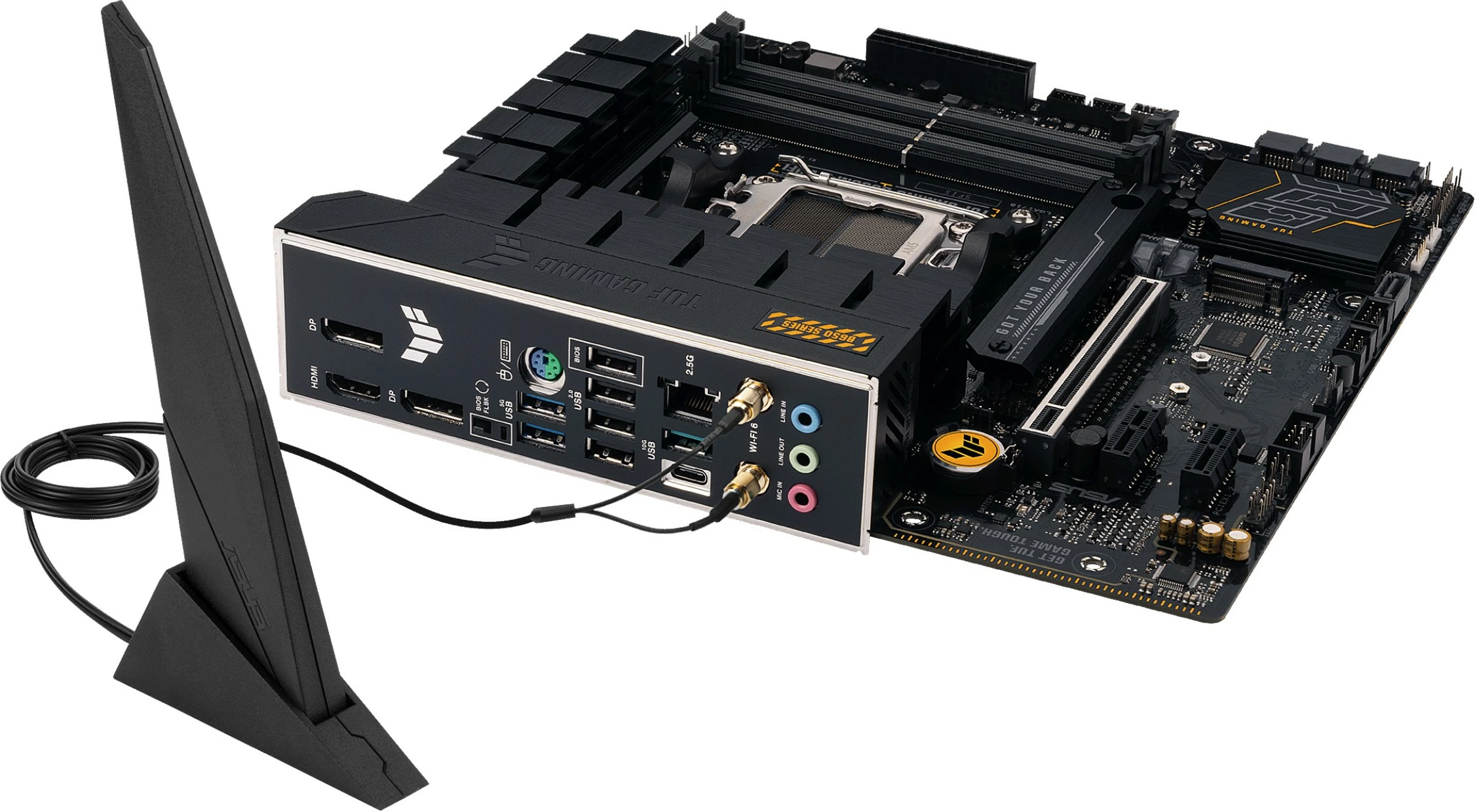 Plošča ASUS TUF GAMING B650M-E WIFI, AMD, Socket AM5, DDR5, 128 GB, črna