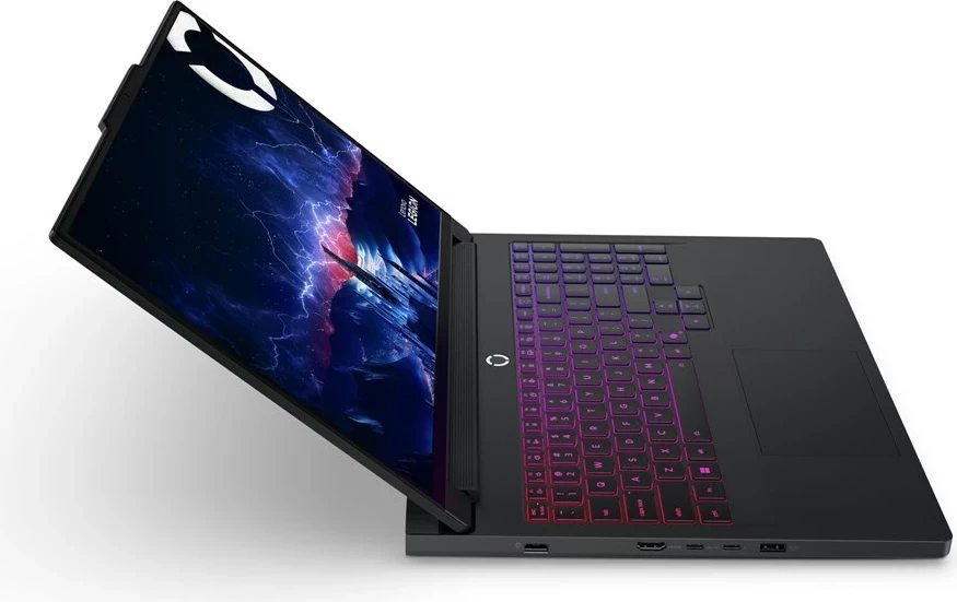 Močan gaming prenosnik Lenovo Legion Pro 7 16IAX10H, 16", Intel Core Ultra 9 275HX, 64 GB RAM, 2 TB SSD, NVIDIA RTX 5080, črn
