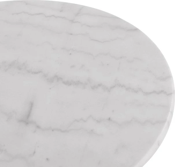 Miza s 3 nogami iz železa FH5609 z marmorjem Okrogla 60x73cm