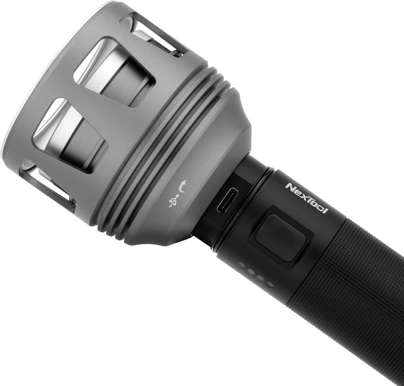 Ročna LED svetilka NEXTOOL NE20168, 10000 mAh, 3600 lm, črna