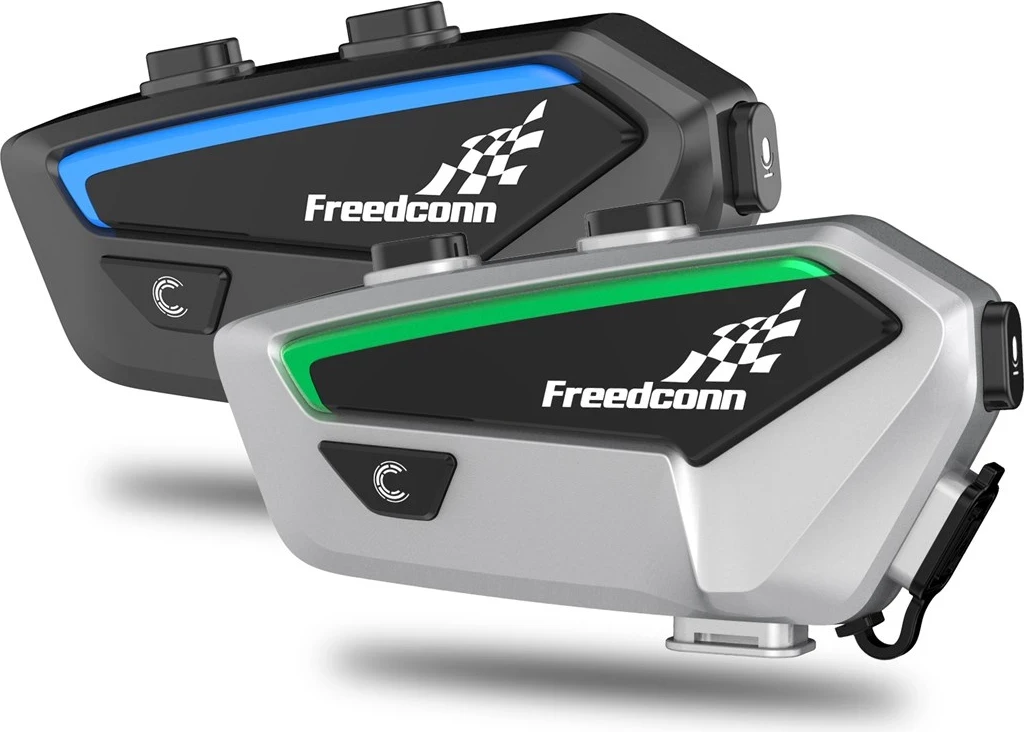 Interkom za motor FreedConn FX, črn