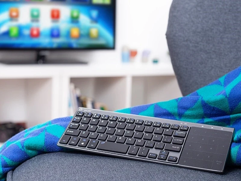 Tastatura s touchpadom Tracer EXpert, 2,4 GHz, črno/siva