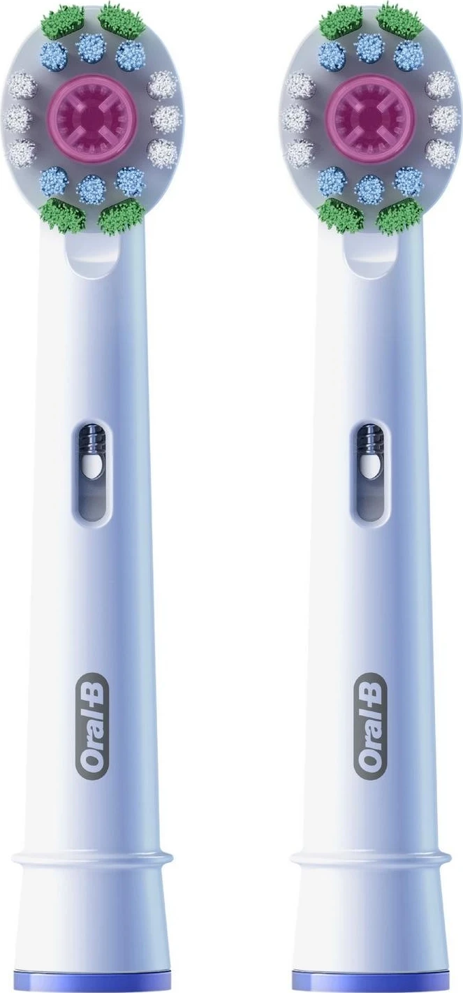 Kakovostna zamenjava ščetk za zobe Oral-B EB 18 3D White, bela
