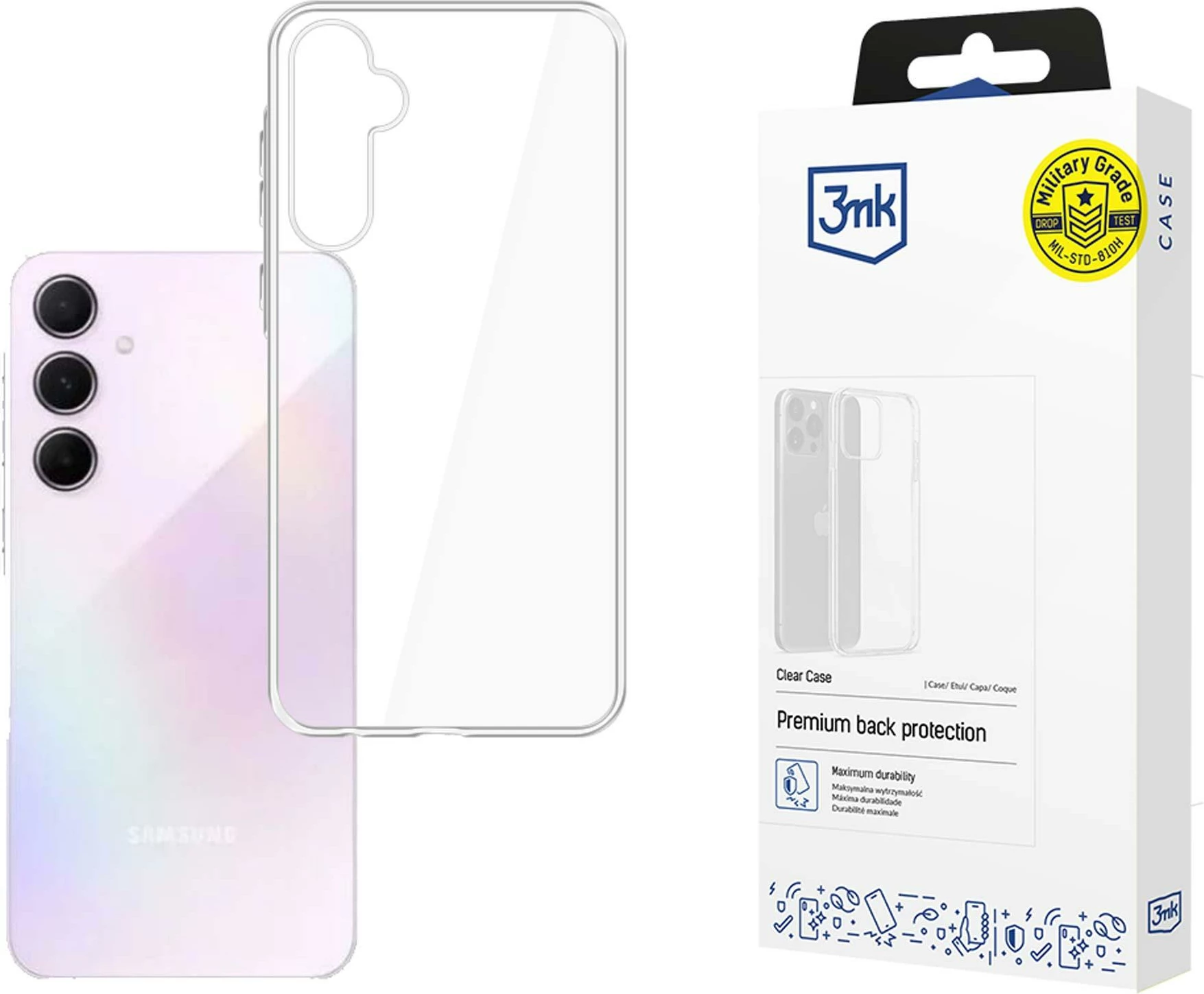 Prozoren ovitek za telefon 3mk Protection Clear Case za Samsung Galaxy M35 5G