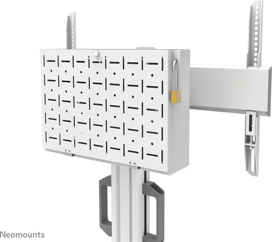 Prenosni voziček za TV, Neomounts Newstar FL50S-825WH1, za zaslone 37–75 inčev, nastavljiva višina, bela