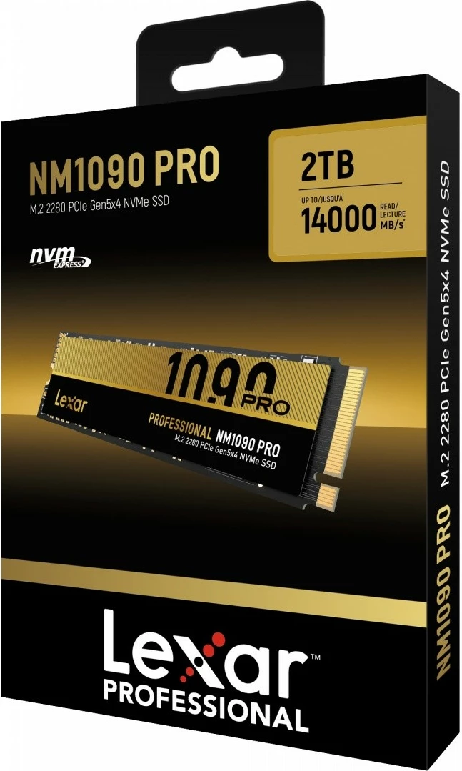 SSD, 2TB, M.2 2280, PCIe Gen5, notranji Lexar NM1090 Pro