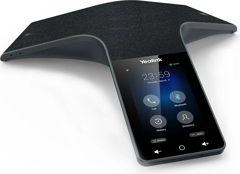Konferenčni telefon z zaslonom na dotik Yealink CP925, črn