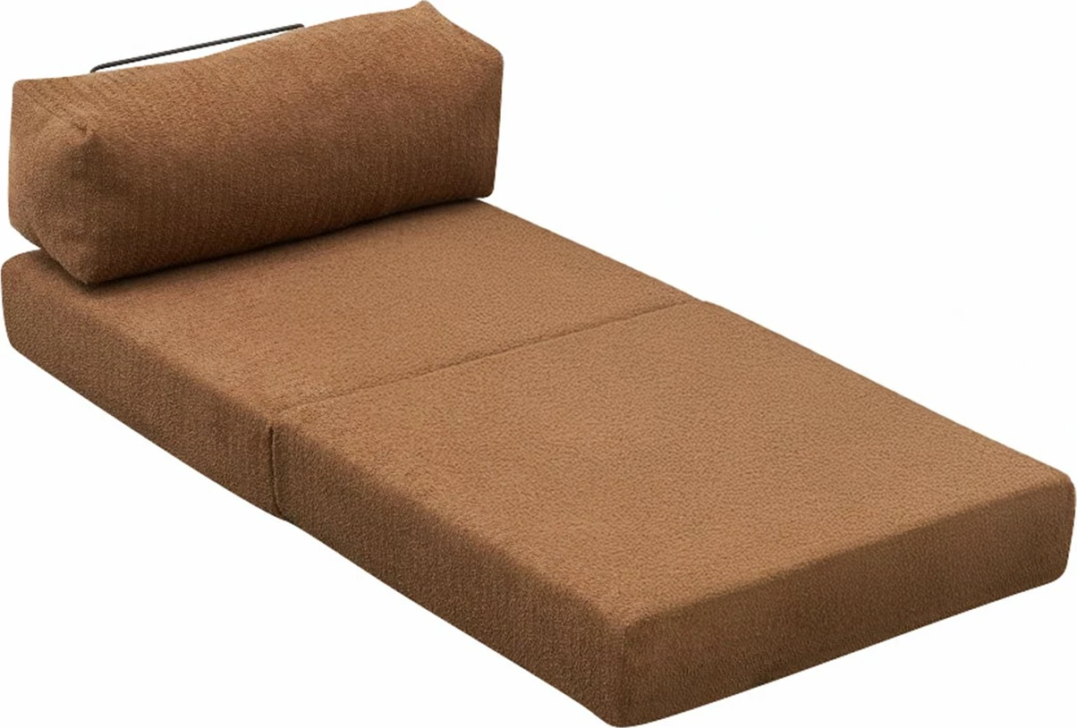 Enosedalna fotelja, rjava, Comfort, Atelier del Sofa, se spremeni v posteljo
