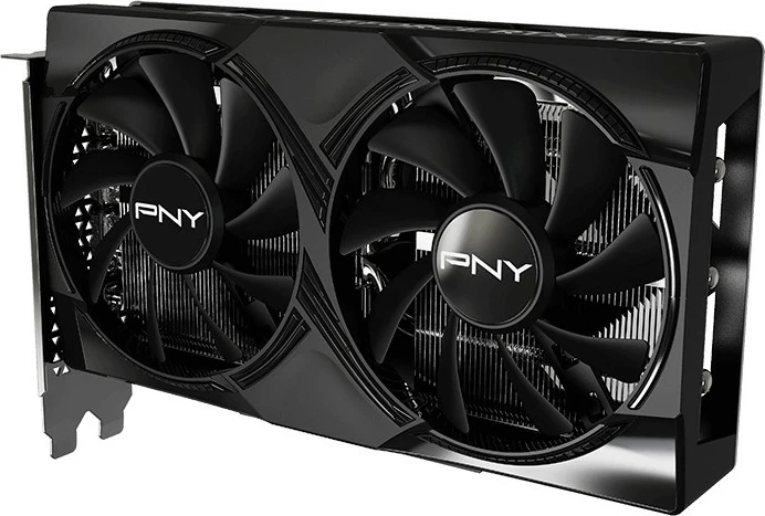 Grafična kartica PNY RTX 5060 OC, 8 GB GDDR7, dva ventilatorja, črna