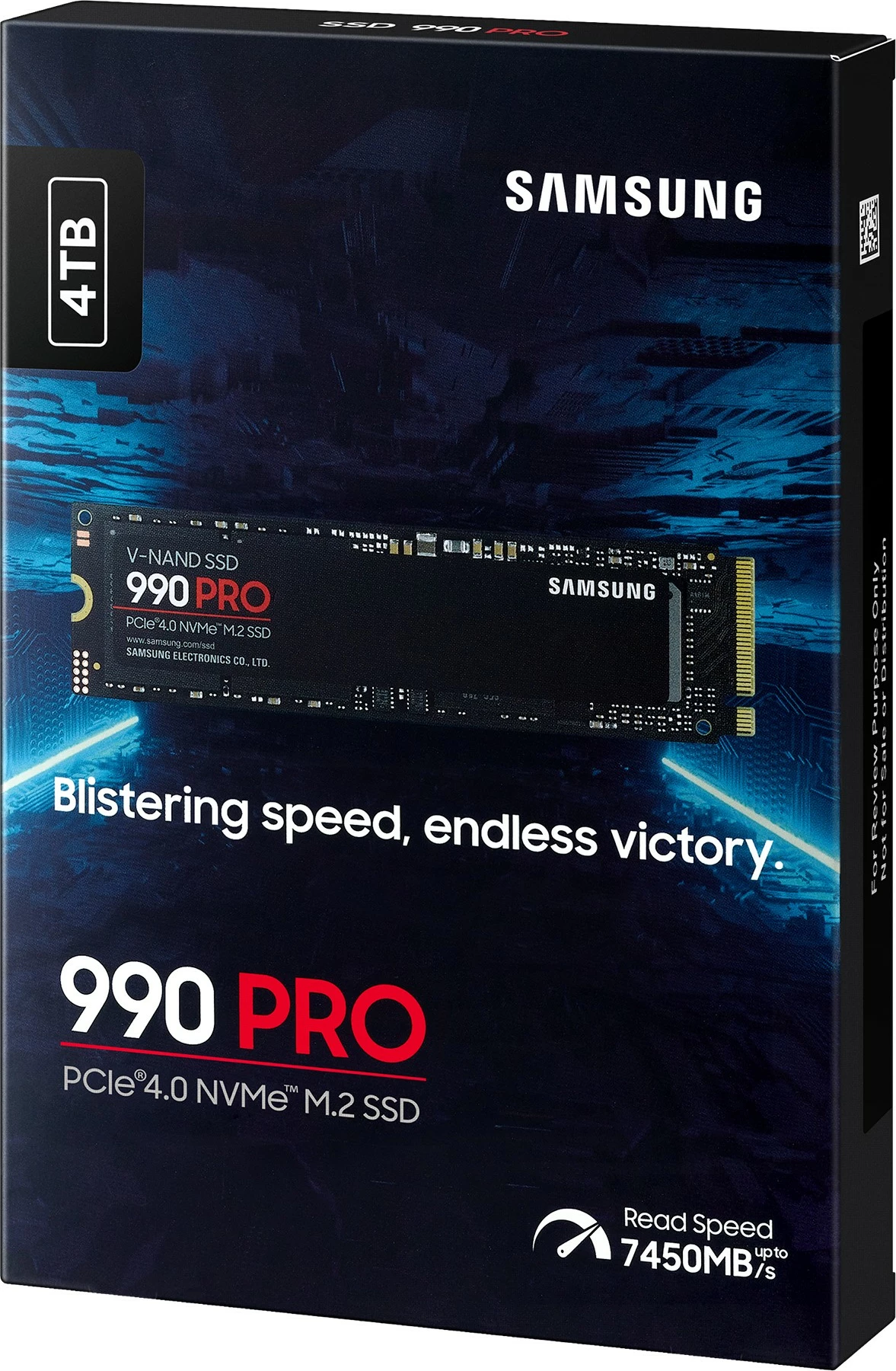 SSD visoke zmogljivosti 4 TB, M.2, Samsung 990 PRO