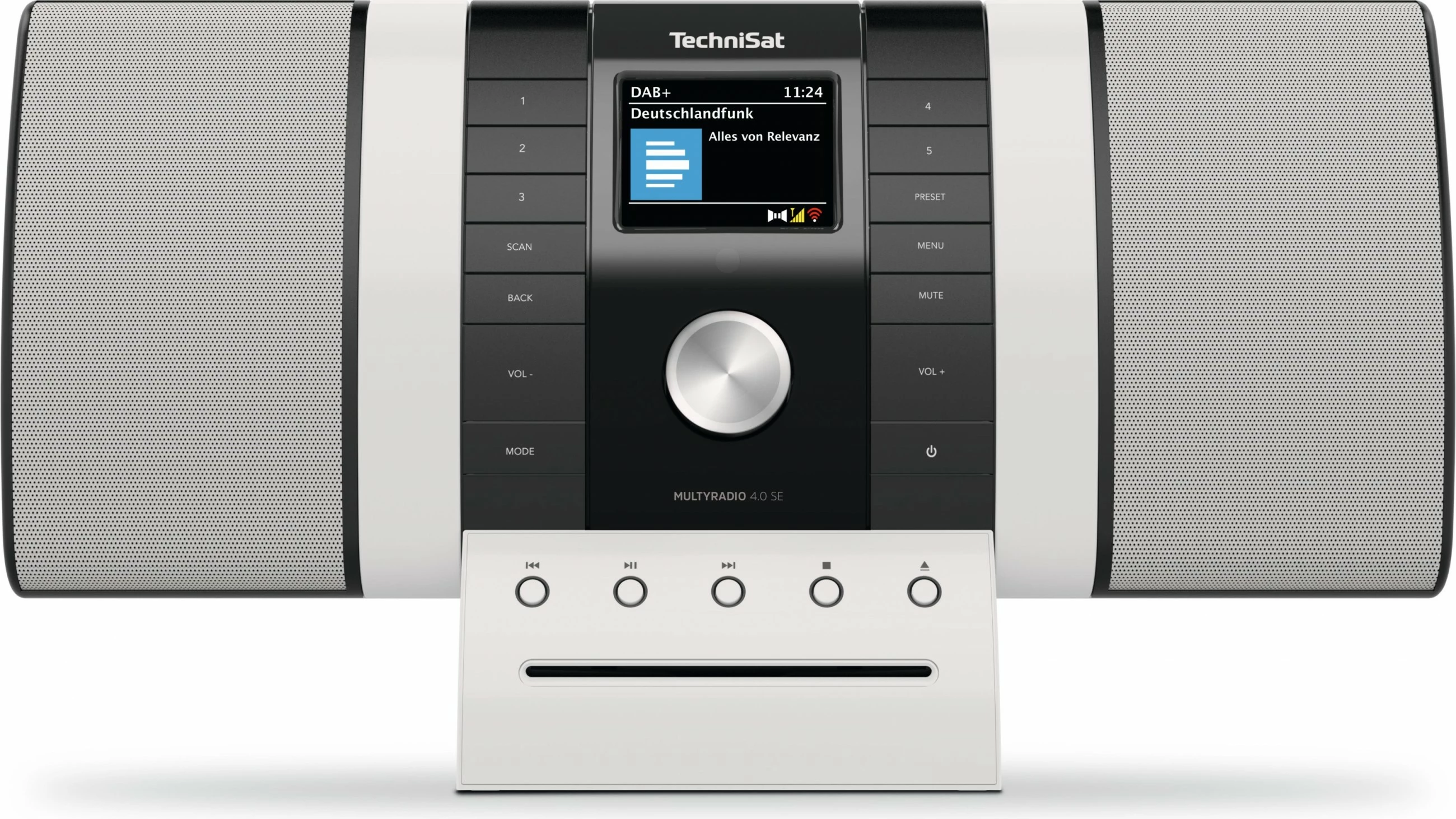 Multifunkcijski radio TechniSat Multyradio 4.0 SE, črno/bel