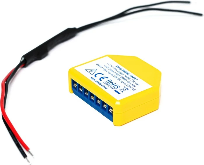 RGBW naprava Shelly RGBW2, brezžična, Wi-Fi, modra, rumena