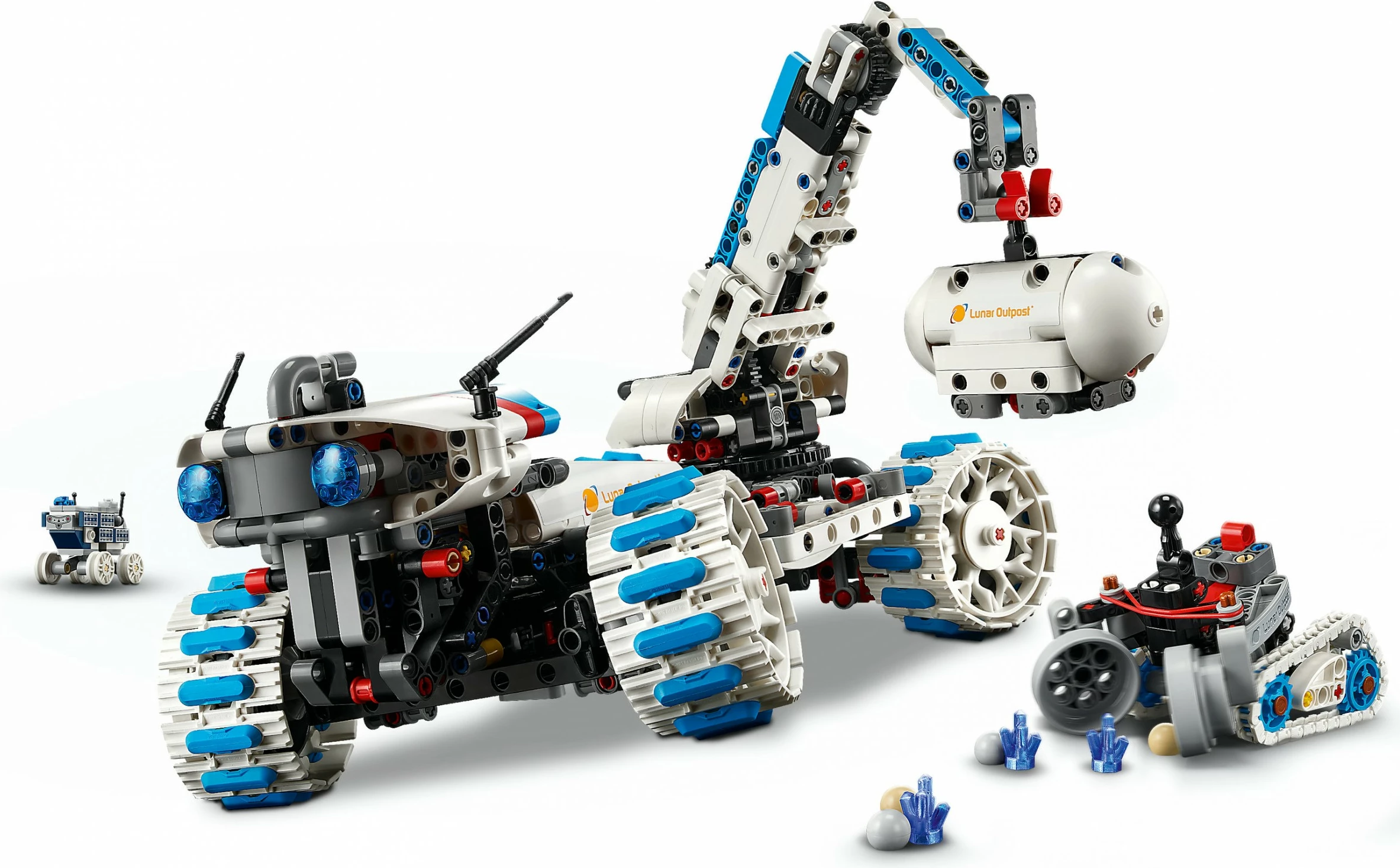 Gradbeni set LEGO Technic Lunar Outpost 42211, 1082 kosov, večbarven