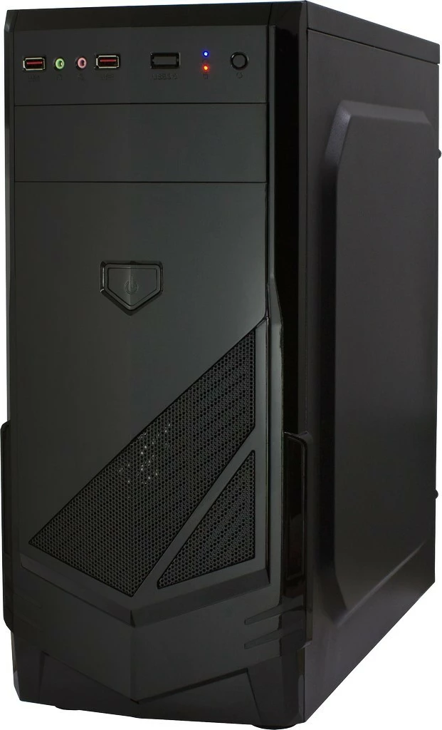 Midi Tower ohišje za ATX/micro ATX, črn, Inter-Tech B-30