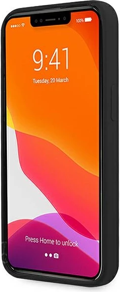 Silikonski ovitek za telefon BMW Silicone Signature za iPhone 13 mini, 5,4", črn