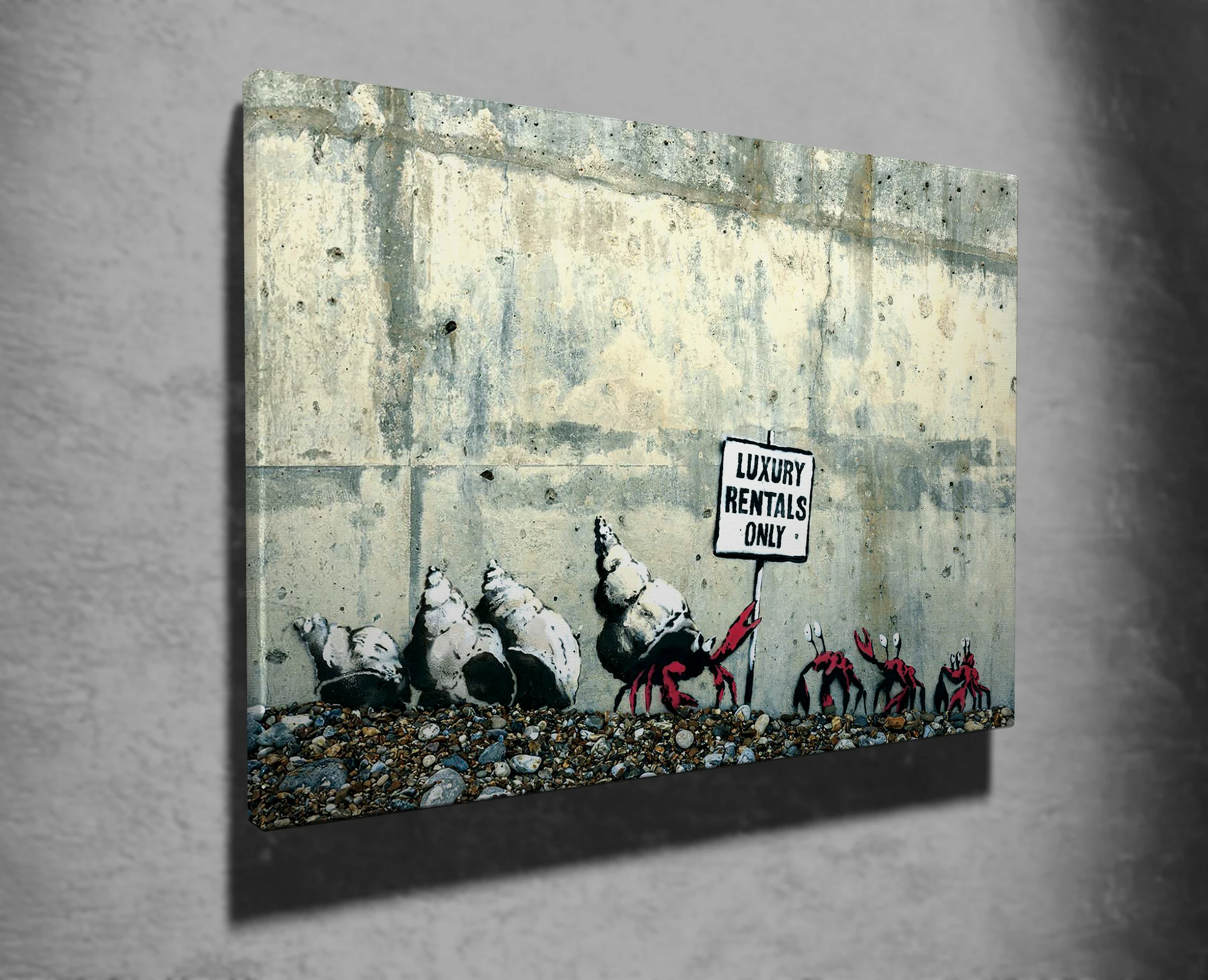 Dekorativna slika na platnu, Banksy, večbarvna, WY41, 50 x 70 cm