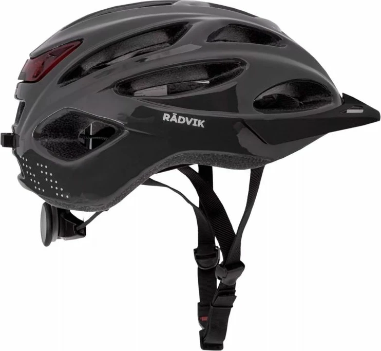 Kolesarska čelada Radvik, siva