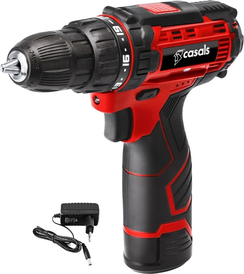 Brezžični električni izvijač Casals CSC1205BC, 12V, črn