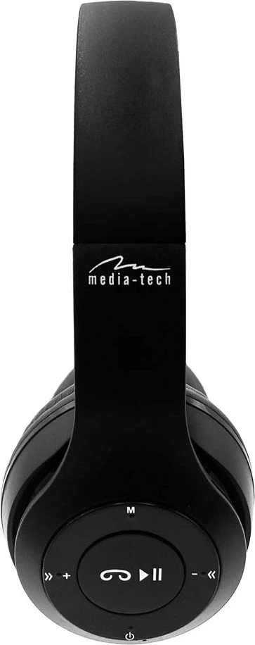 Brezžične slušalke Media-Tech EPSILION BT MT3591, Bluetooth 4.2, z mikrofonom, FM radio, črne