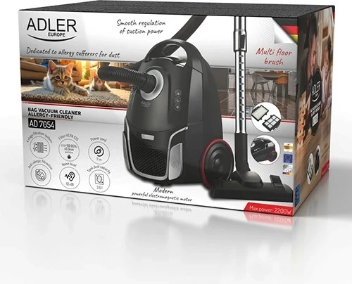 Sesalnik Adler AD 7054, 800 W, črn