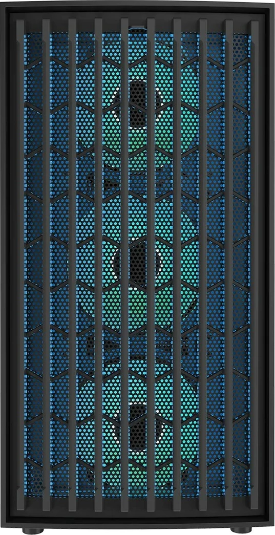 Ohišje MODECOM Breeze ARGB FLOW Midi, ATX, kaljeno steklo, črno