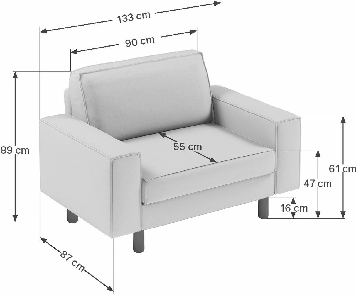 Enosedni kavč, Atelier del Sofa Sparrow Loveseat, opečno rdeč, orehove noge