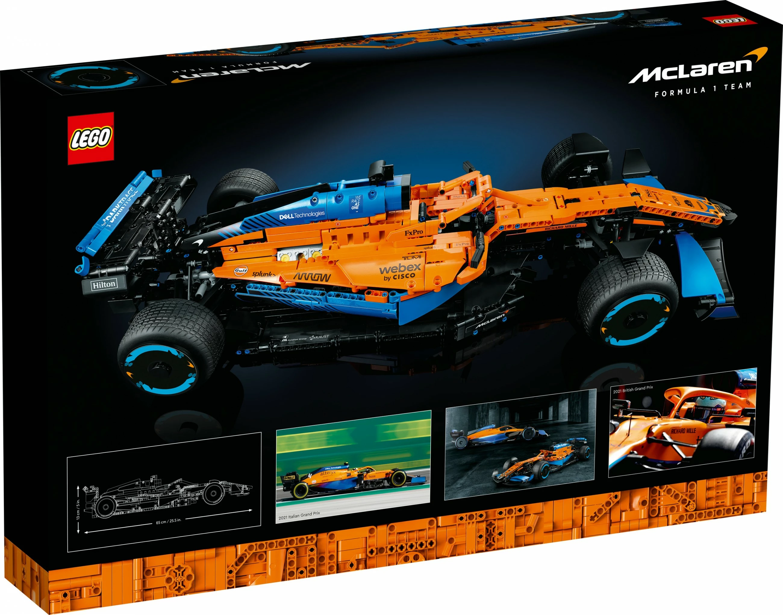 Detajni gradbeni komplet McLaren Formula 1 LEGO Technic, 1434 kosov, večbarven