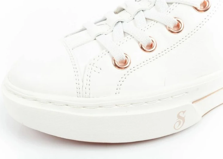 Superge, Skechers Snoop One-OG Leather Slip-Ins, bele